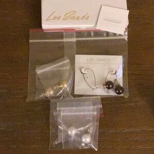 Lee Sands earrings jewelry estate new
